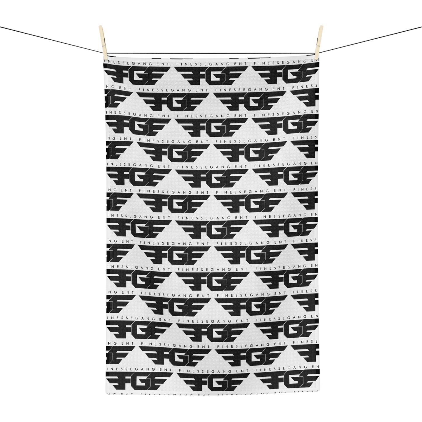 Chic FGE Microfiber Tea Towel for Modern Kitchens, Stylish Kitchen Decor, Housewarming Gift, Functional Art, Elegant Dining Accessories
