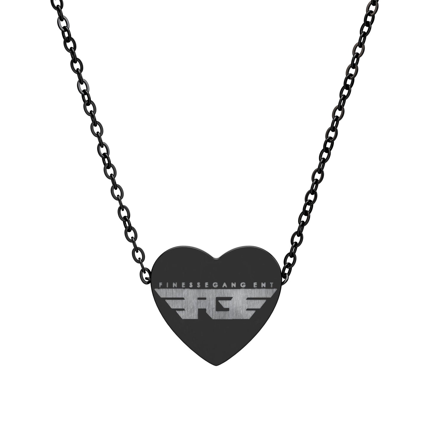 FGE Personalized Heart Necklace, Engraved Jewelry, Gift for Her, Romantic Keepsake, Custom Necklace, Anniversary Gift