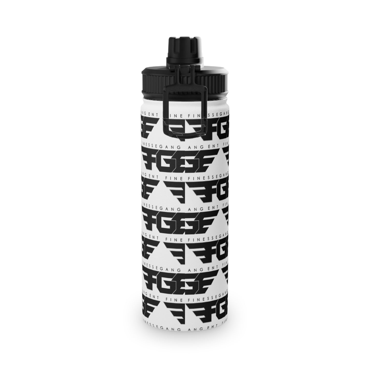Fitness FGE Stainless Steel Water Bottle - Durable, Sleek, and Perfect for Sports, Hydration, Workout, Gym, Outdoor Activities