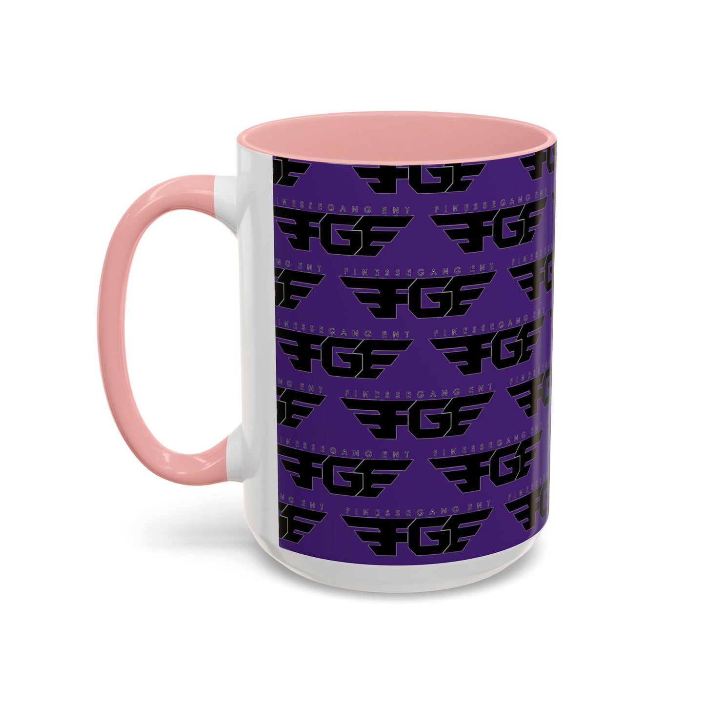 Funky Purple Accent Coffee Mug - Unique Gift for Coffee Lovers, Stylish Home Decor, Office Essential, Birthday Present, Empowering Vibes