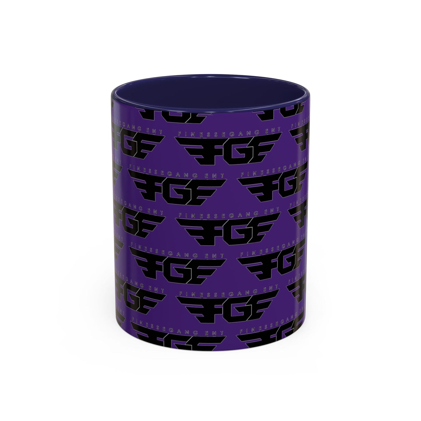 Funky Purple Accent Coffee Mug - Unique Gift for Coffee Lovers, Stylish Home Decor, Office Essential, Birthday Present, Empowering Vibes