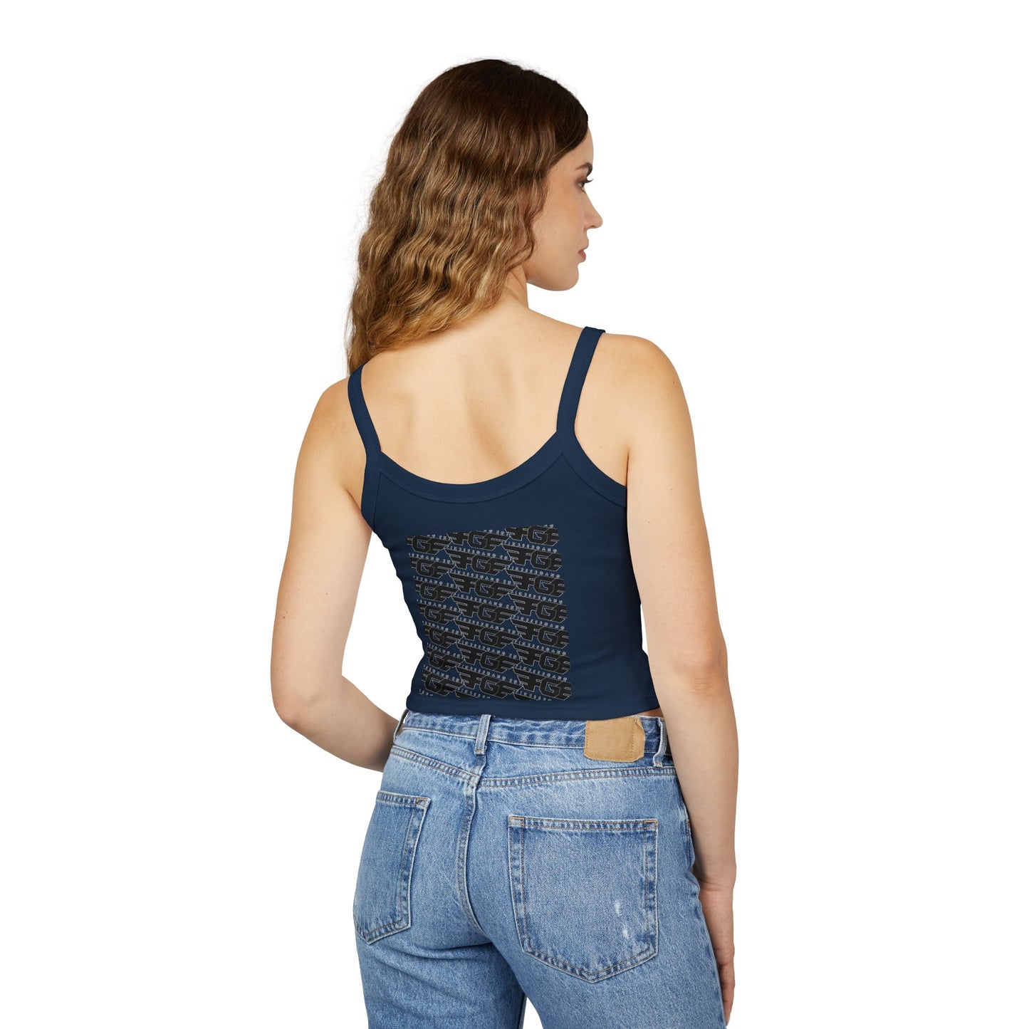 FGE Stylish Women's Spaghetti Strap Tank Top - Finessegagent Graphic Design