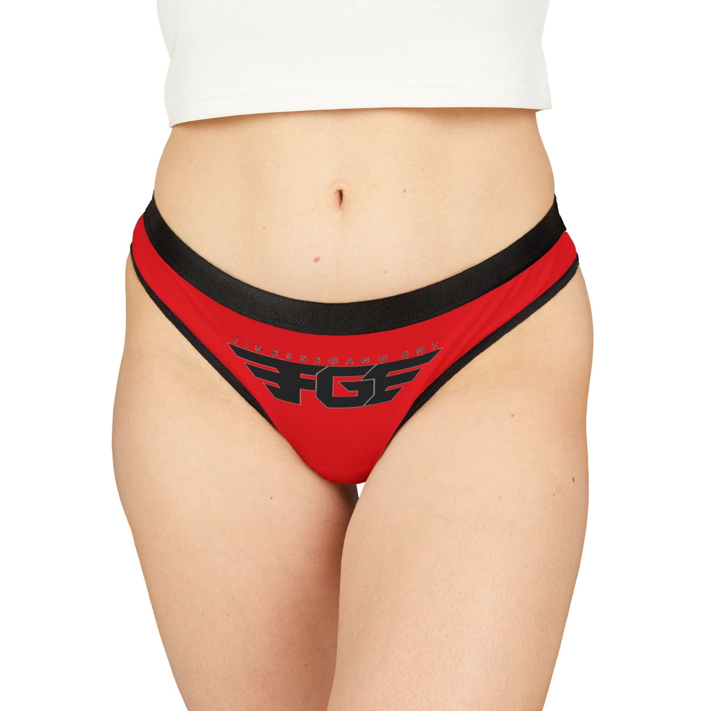 Stylish FGE Thongs, Fashion Underwear, Everyday Comfort, Unique Print Lingerie, Gift for Her