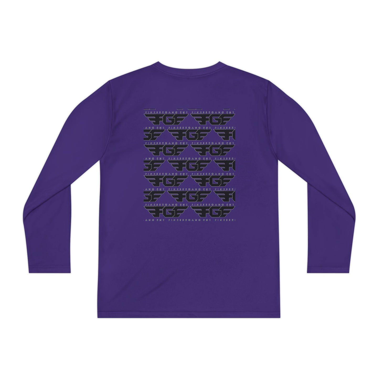 Youth FGE Long Sleeve Active Tee - Sportswear for Kids, Comfortable Athletic Shirt, Stylish Youth Tee for Team Events, Gift for Active Kids