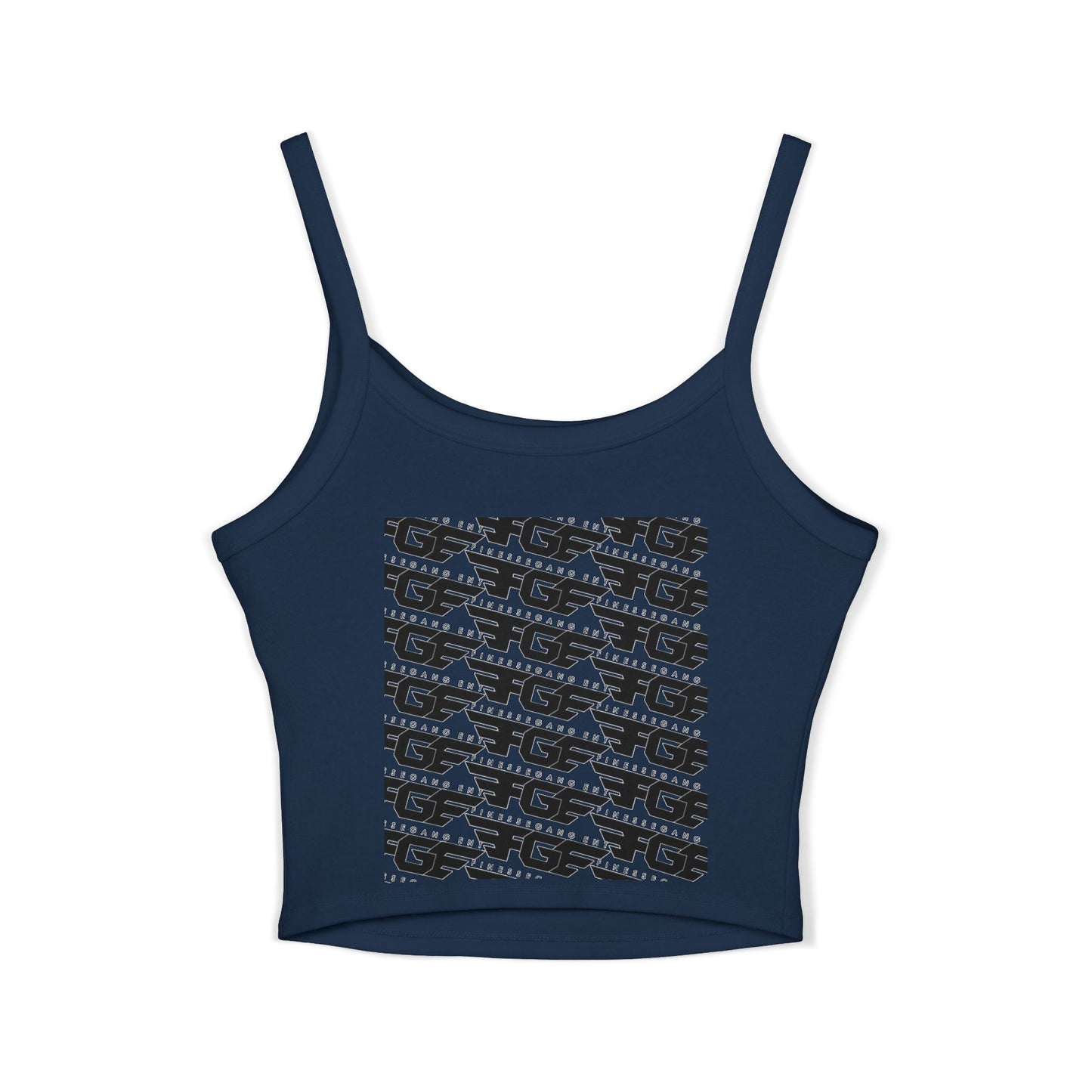FGE Stylish Women's Spaghetti Strap Tank Top - Finessegagent Graphic Design