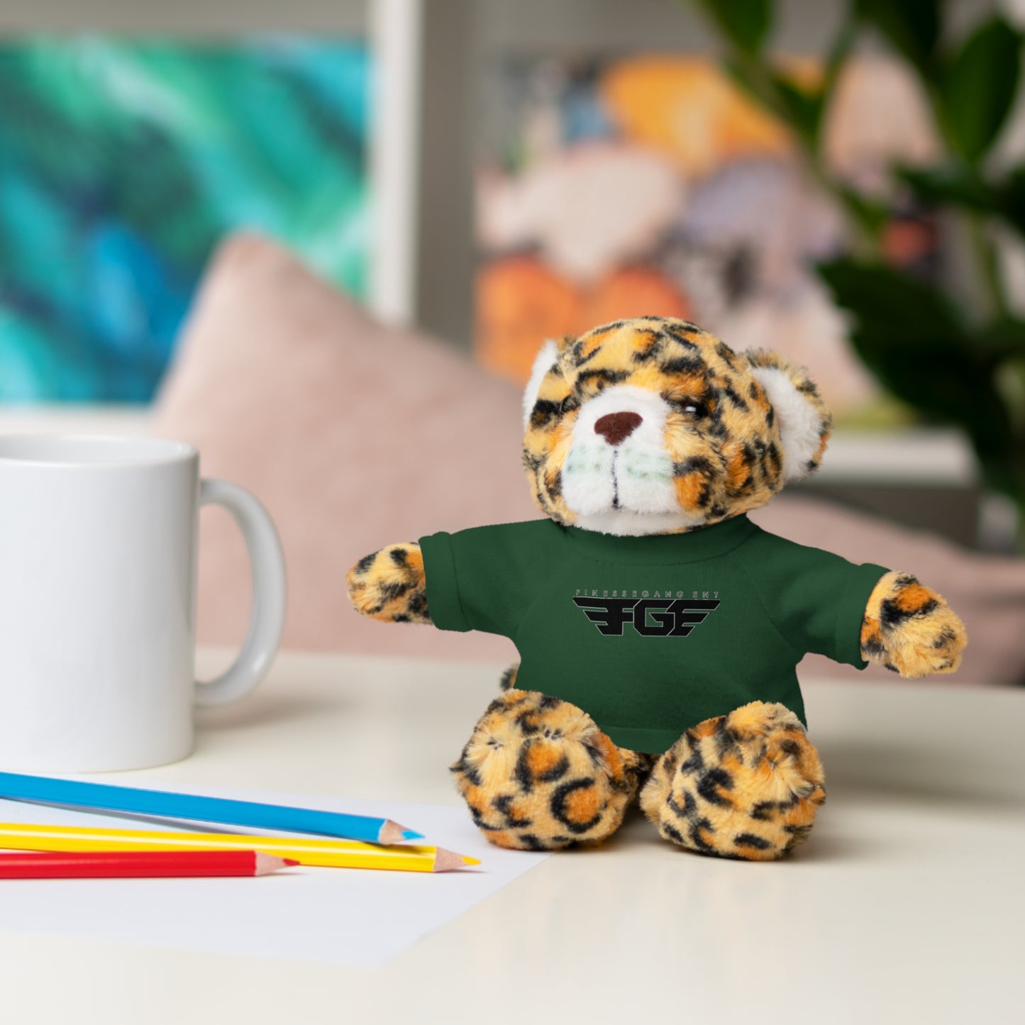 Stuffed Baby NESSY POOH Animals with FGE Tee