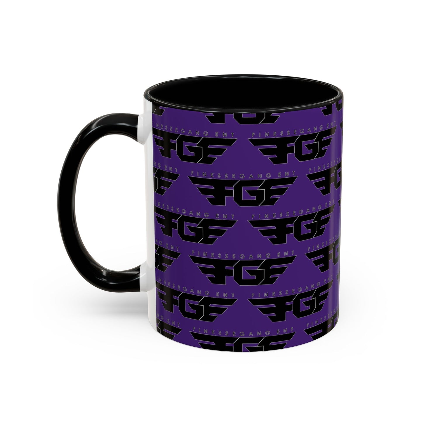 Funky Purple Accent Coffee Mug - Unique Gift for Coffee Lovers, Stylish Home Decor, Office Essential, Birthday Present, Empowering Vibes