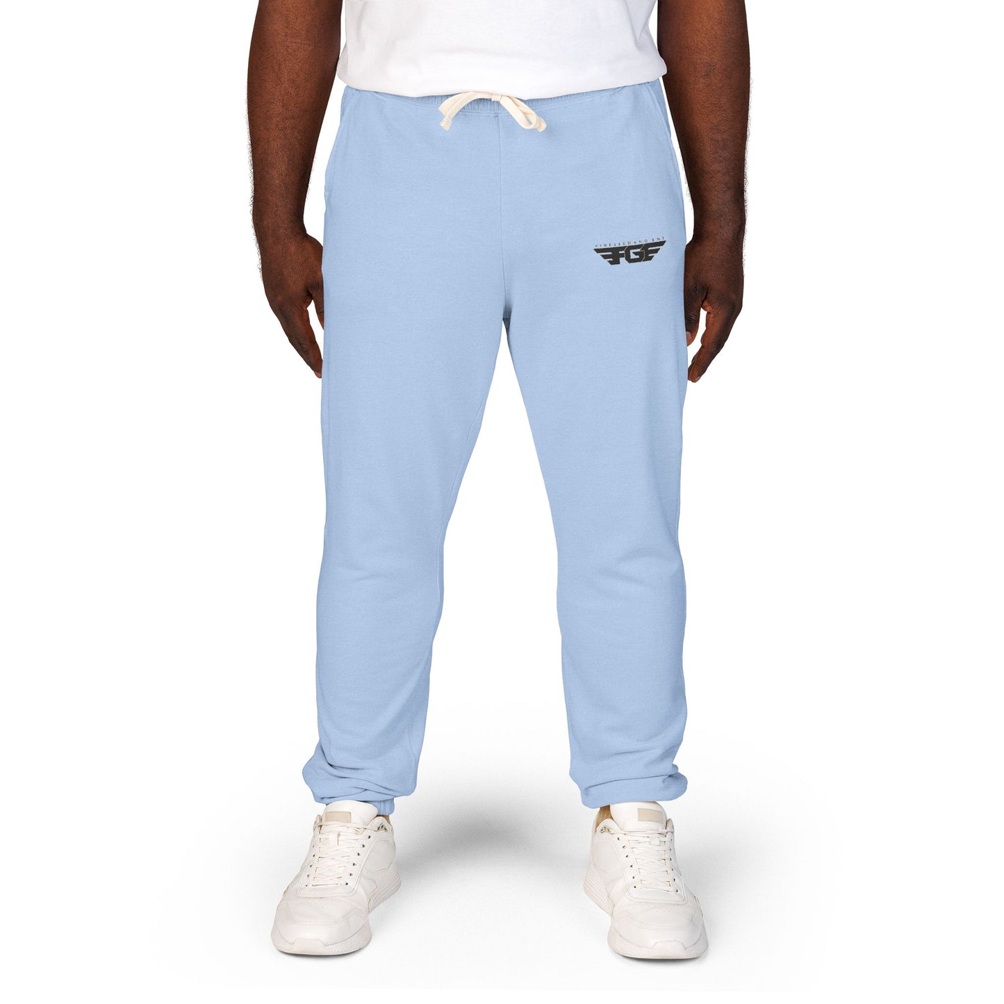 Comfy FGE Garment-Dyed Fleece Sweatpants - Unisex Loungewear, Ideal for Relaxation, Cozy Evenings, Casual Outings, Gift for Him/Her