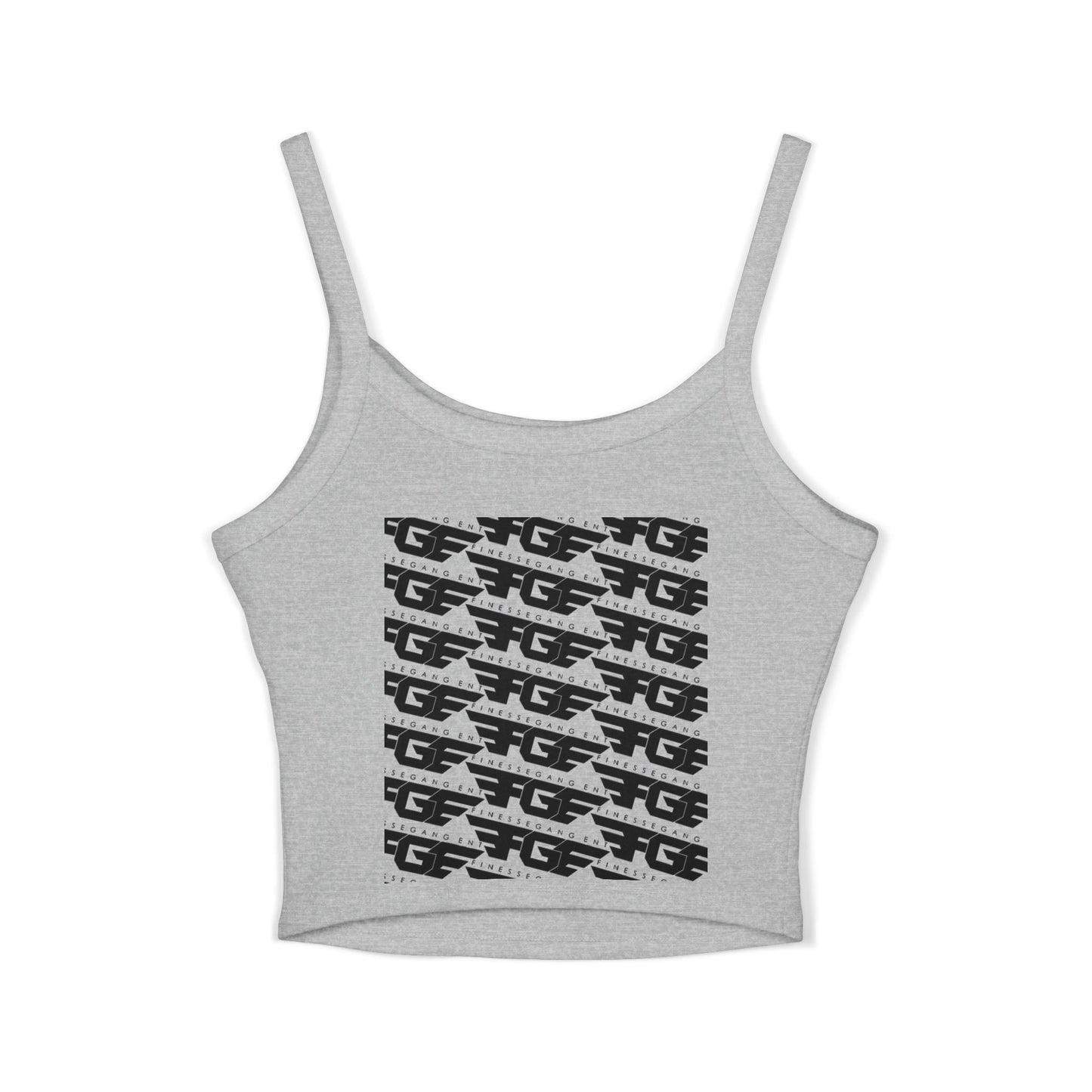 FGE Stylish Women's Spaghetti Strap Tank Top - Finessegagent Graphic Design