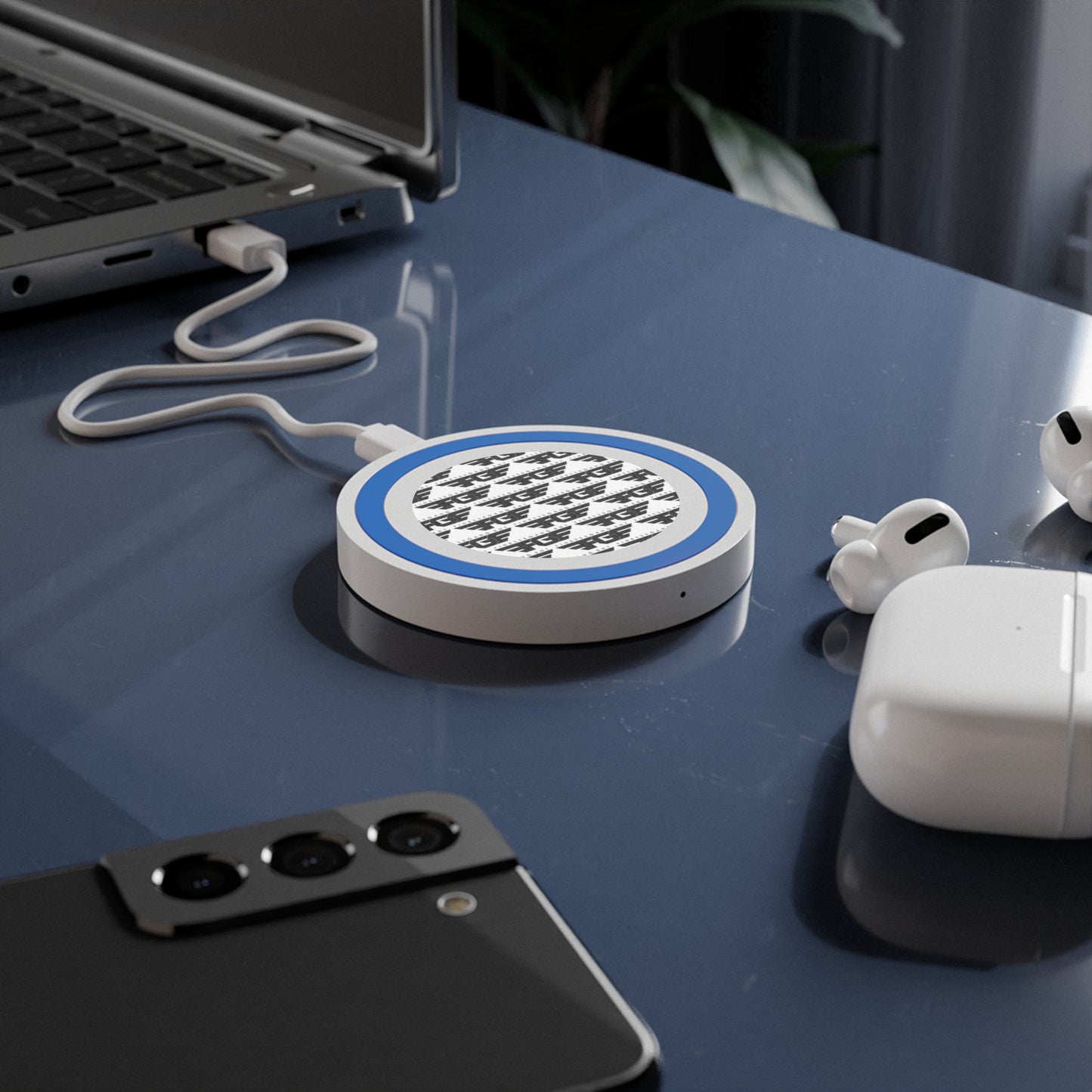 Wireless FGE Charging Pad - Modern Tech Decor, Stylish Gadget Accessory, Unique Gift for Tech Lovers, Desk Organization, Minimalist Home
