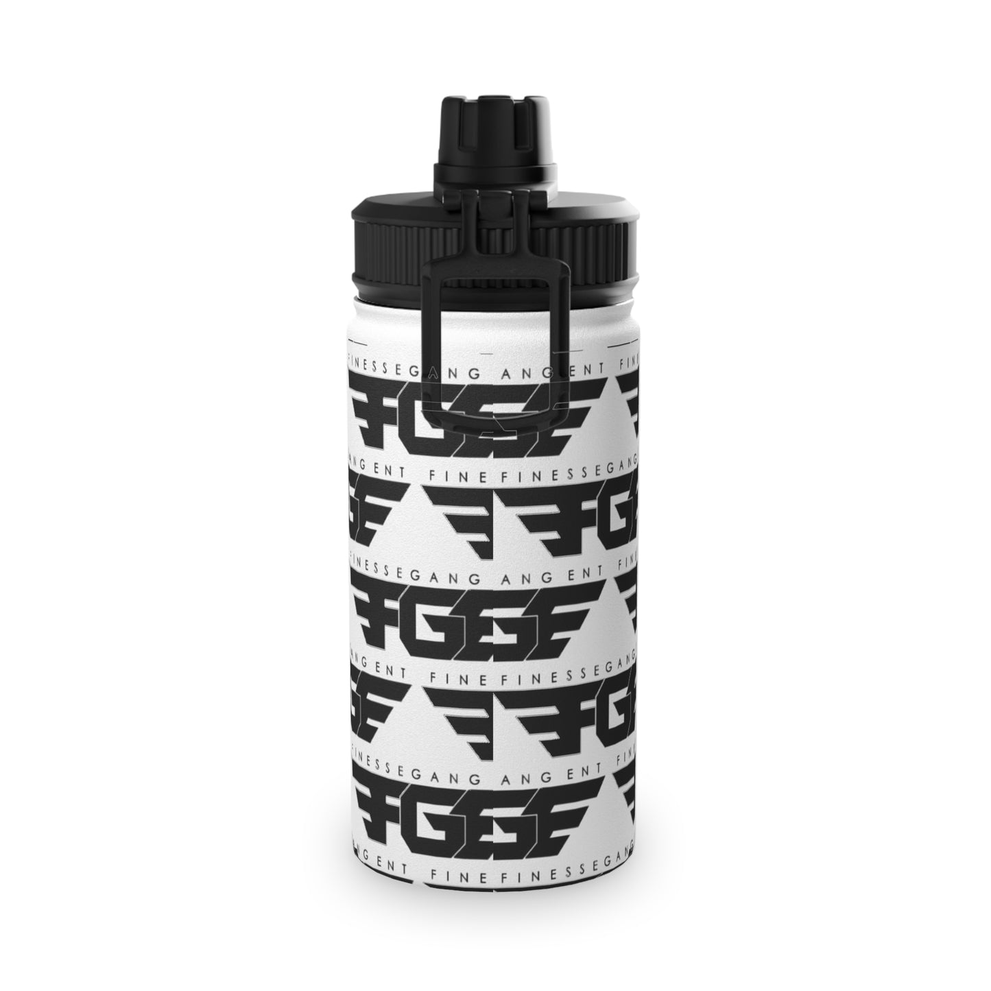 Fitness FGE Stainless Steel Water Bottle - Durable, Sleek, and Perfect for Sports, Hydration, Workout, Gym, Outdoor Activities