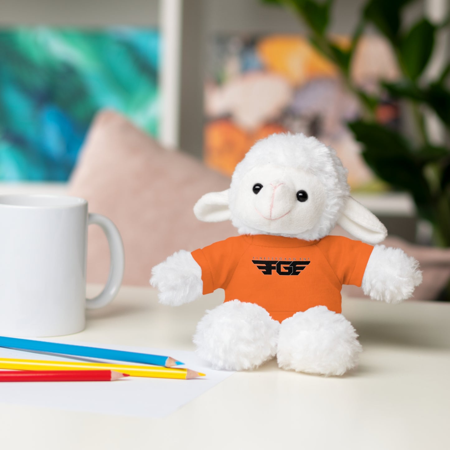 Stuffed Baby NESSY POOH Animals with FGE Tee