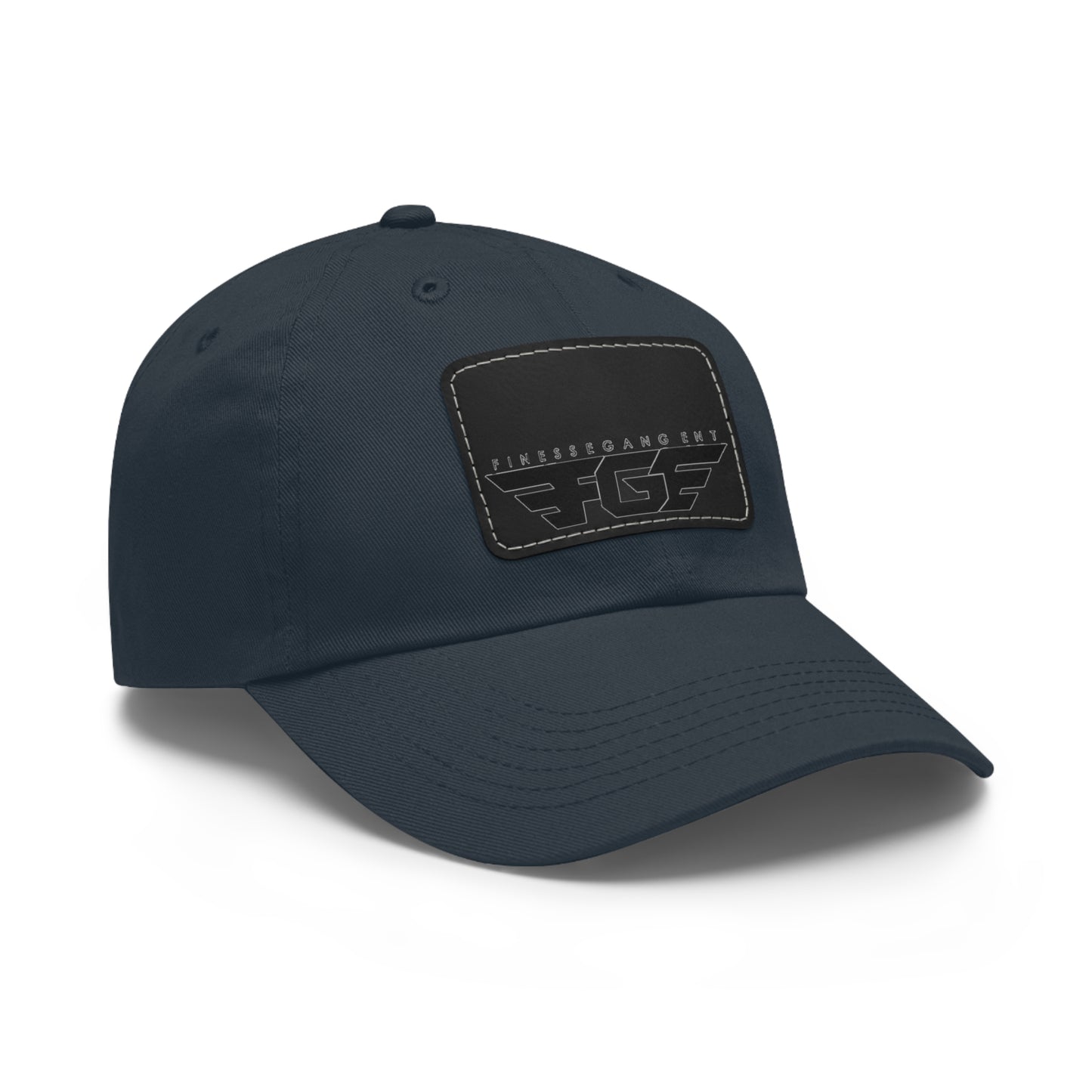 FGE Custom Leather Patch Dad Hat, Casual Cap, Stylish Dad Hat, Outdoor Hat, Perfect Gift for Dads, Father's Day Gift, Adjustable Cap