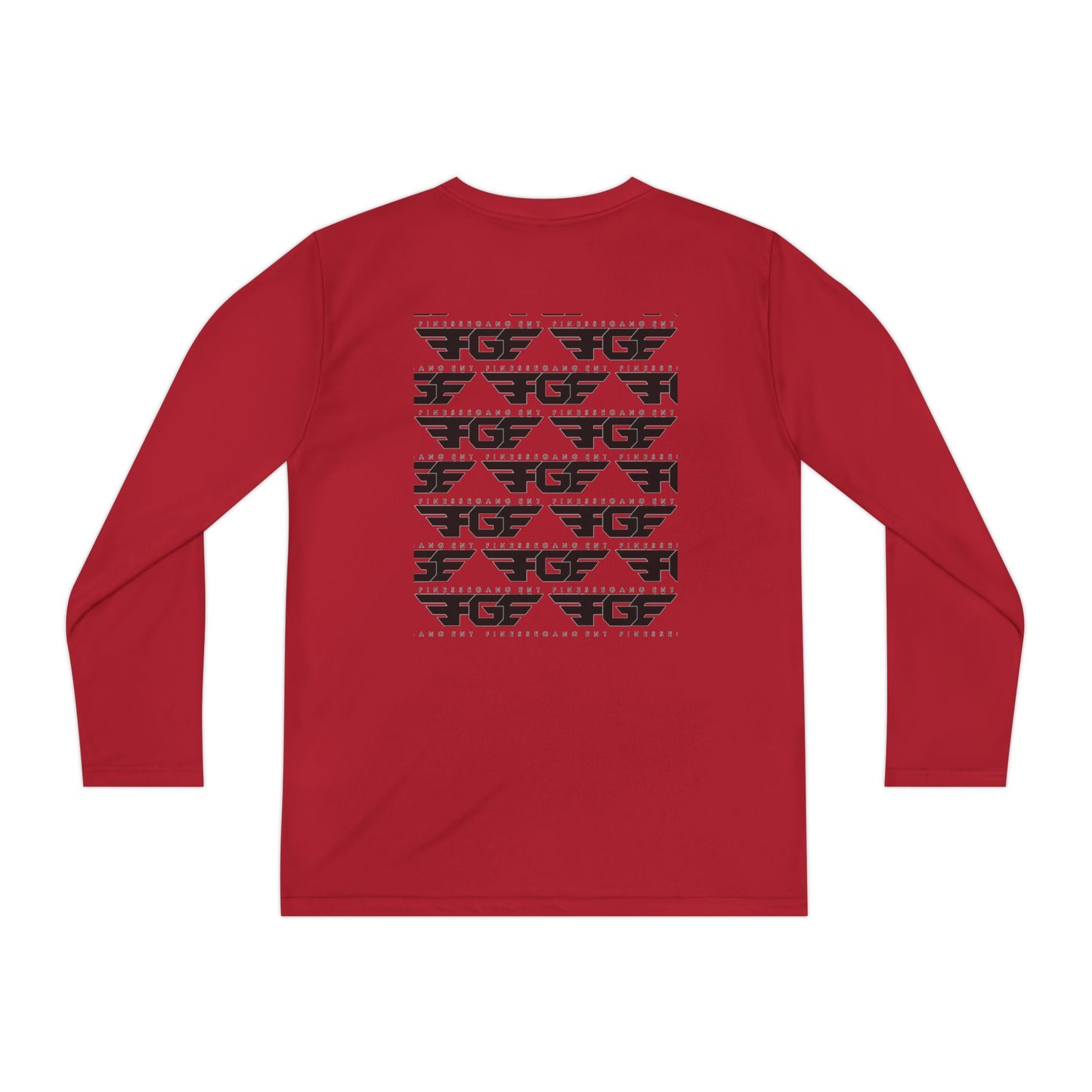 Youth FGE Long Sleeve Active Tee - Sportswear for Kids, Comfortable Athletic Shirt, Stylish Youth Tee for Team Events, Gift for Active Kids