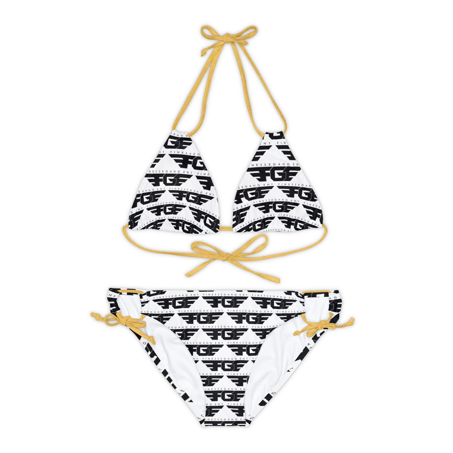 Stylish FGE Strappy Bikini Set, Swimwear, Beachwear, Summer Essentials, Pool Party, Vacation Ready