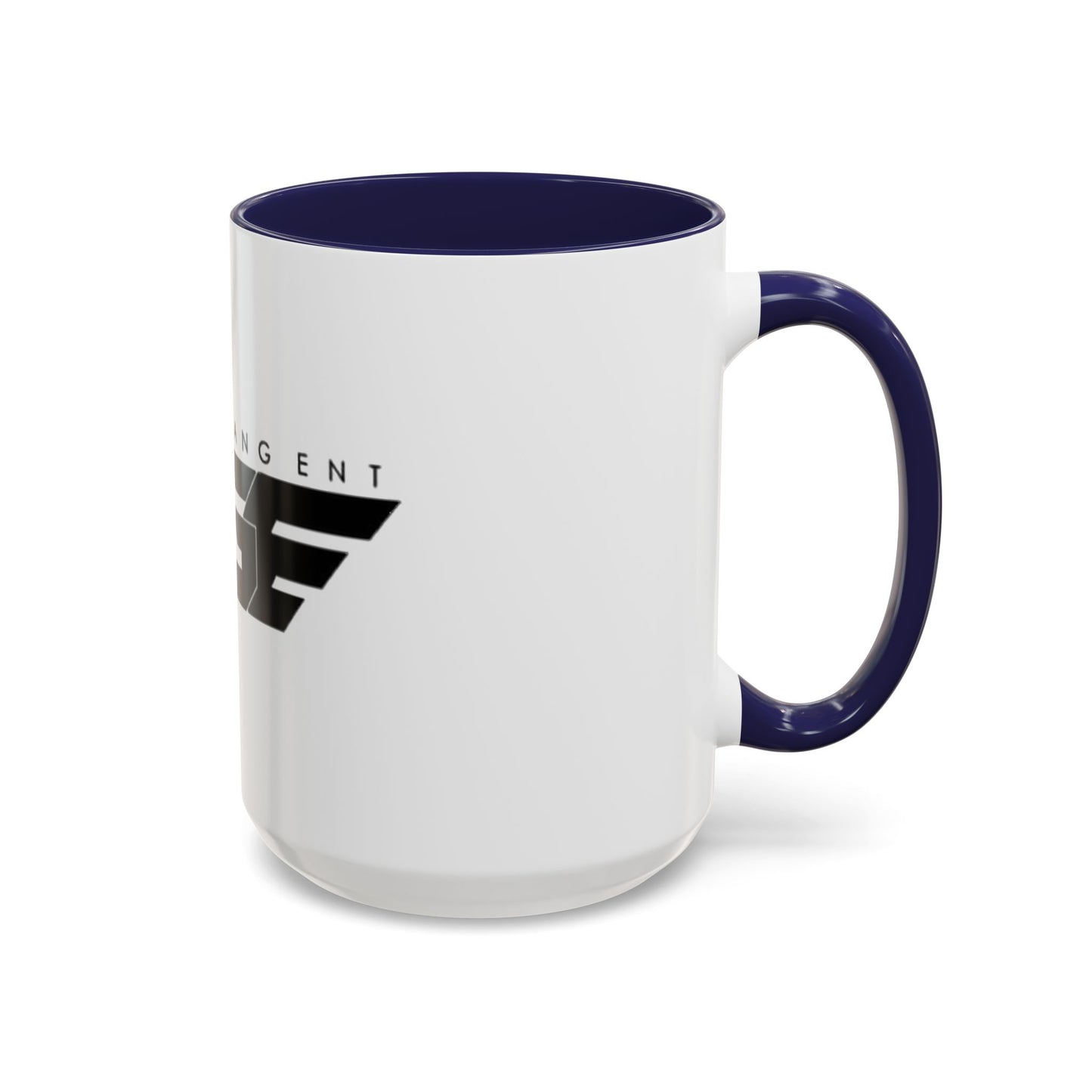 Stylish FGE Accent Coffee Mug - Finesse Gang Logo, Unique Gift, Office Decor, Personalized Mug, Coffee Lover, Custom Drinkware