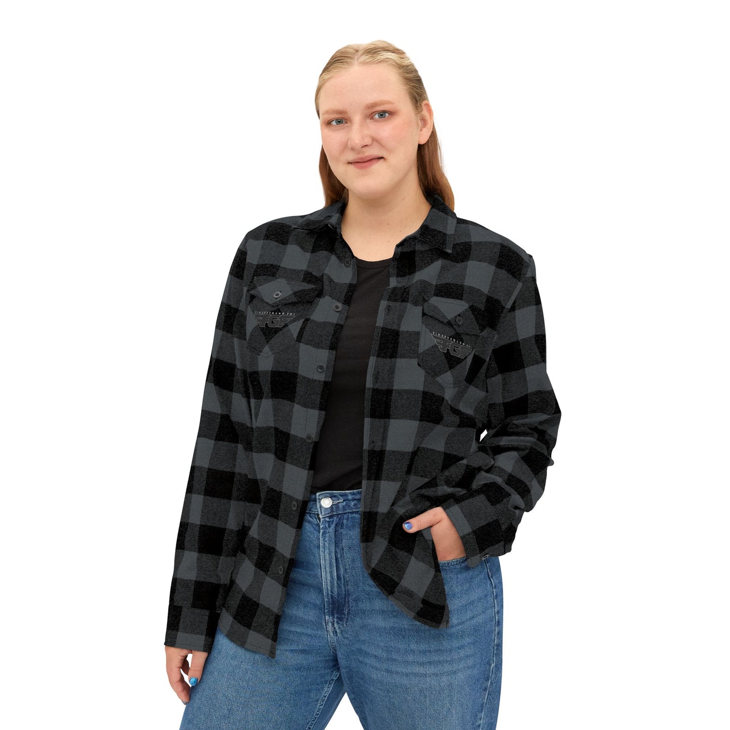 Cozy FGE Unisex Flannel Shirt for Fall Adventures, Casual Outing, Outdoor Gifting, Halloween Gatherings