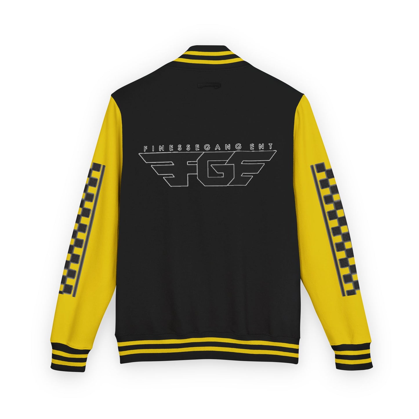 Stylish FGE Unisex Heavyweight Letterman Jacket with Bold Pattern - Perfect for Sports Fans, Casual Wear, College Events, Gifts & Celebrations