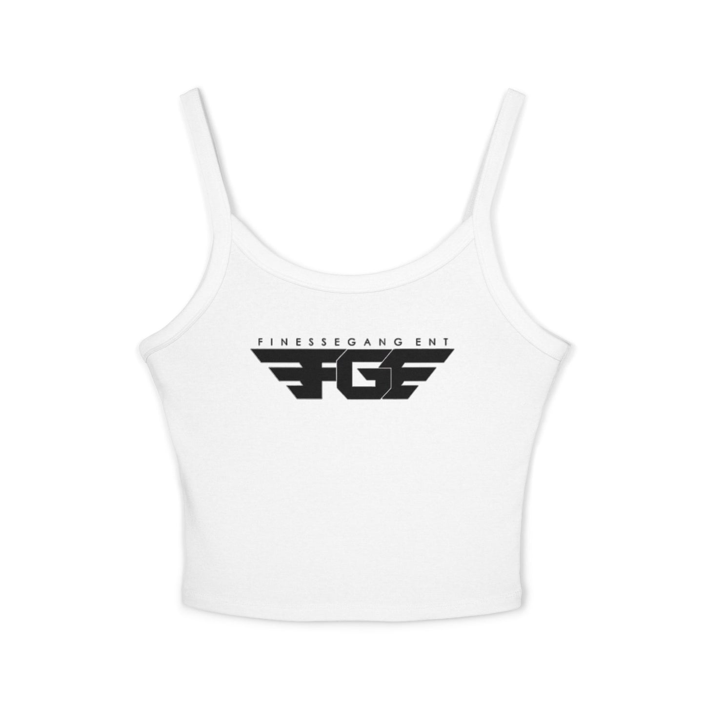 FGE Stylish Women's Spaghetti Strap Tank Top - Finessegagent Graphic Design