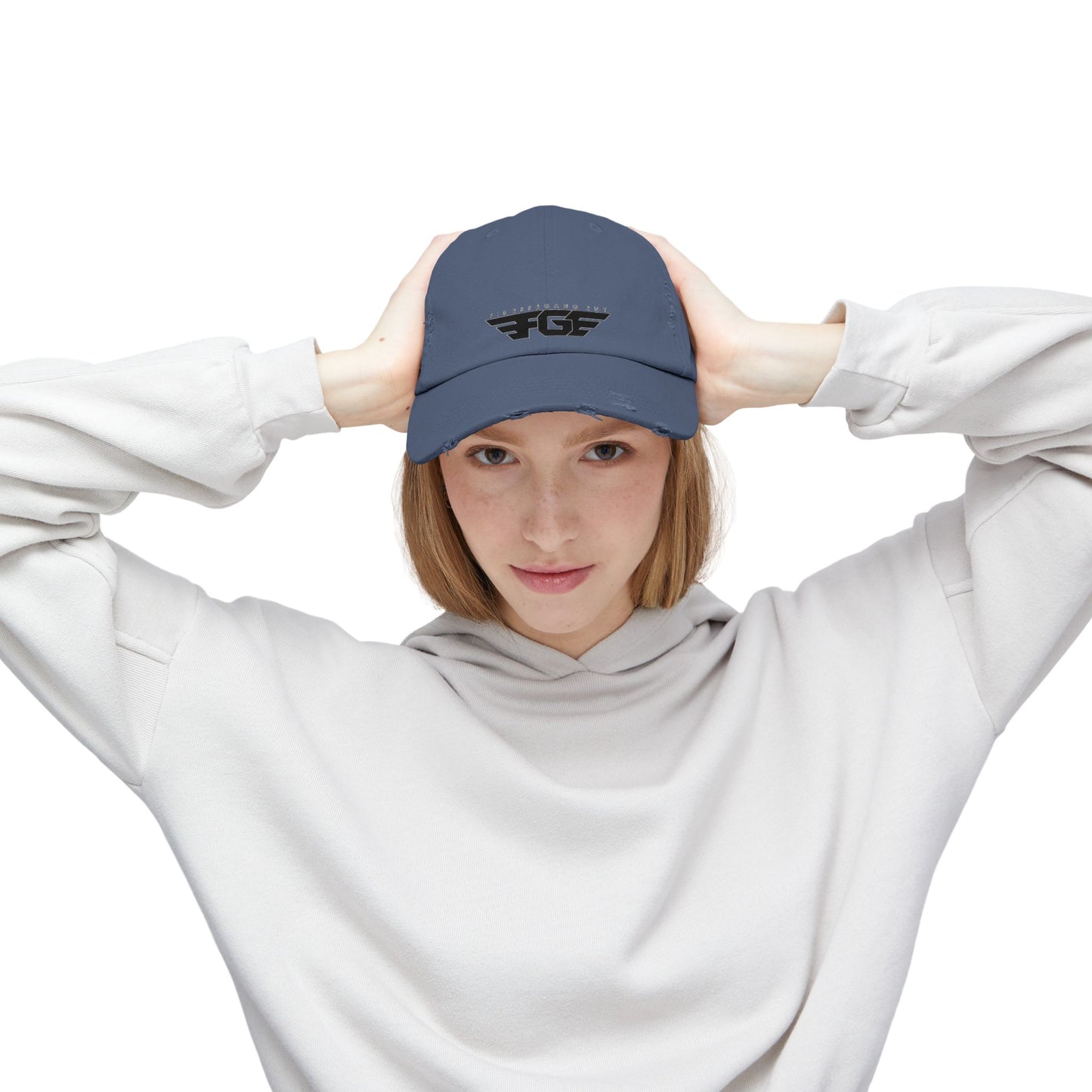 FGE Unisex Distressed Cap