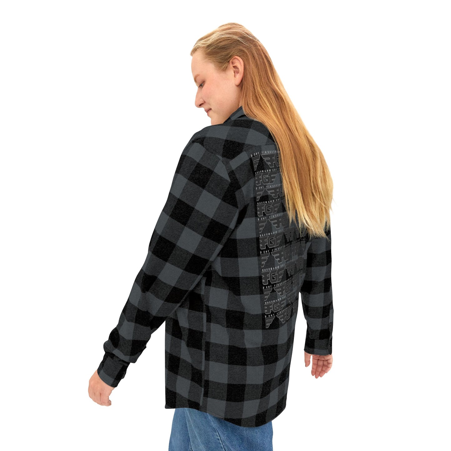 Cozy FGE Unisex Flannel Shirt for Fall Adventures, Casual Outing, Outdoor Gifting, Halloween Gatherings