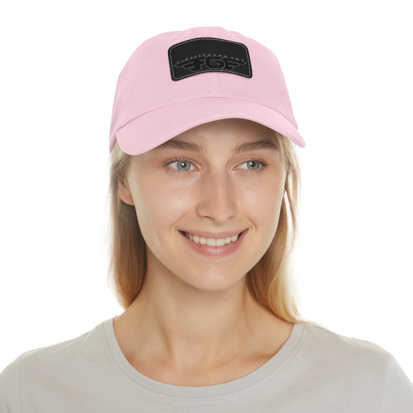 FGE Custom Leather Patch Dad Hat, Casual Cap, Stylish Dad Hat, Outdoor Hat, Perfect Gift for Dads, Father's Day Gift, Adjustable Cap