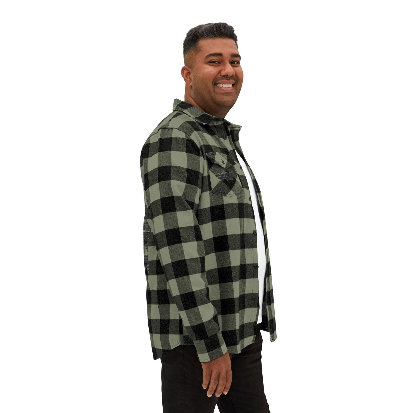 Cozy FGE Unisex Flannel Shirt for Fall Adventures, Casual Outing, Outdoor Gifting, Halloween Gatherings