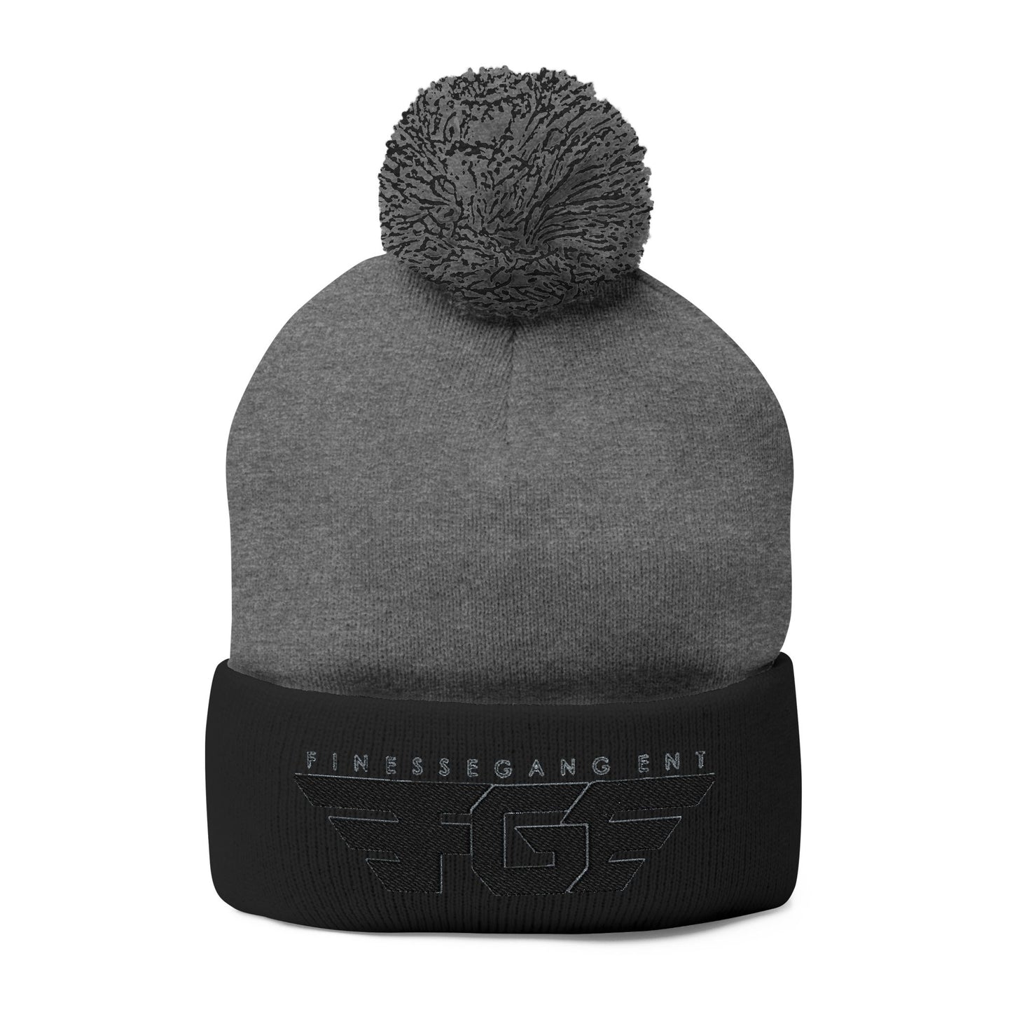FGE Pom-Pom Knit Cap (Embroidery)