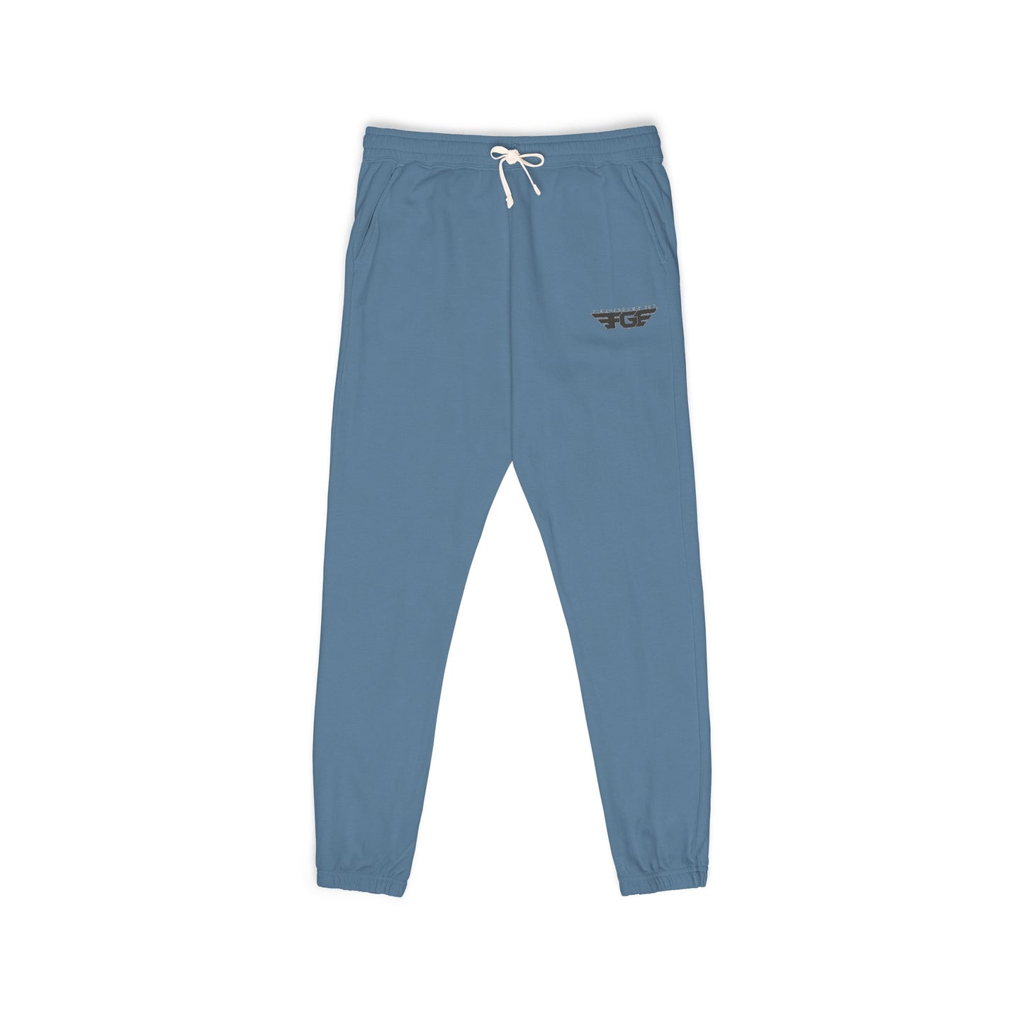 Comfy FGE Garment-Dyed Fleece Sweatpants - Unisex Loungewear, Ideal for Relaxation, Cozy Evenings, Casual Outings, Gift for Him/Her