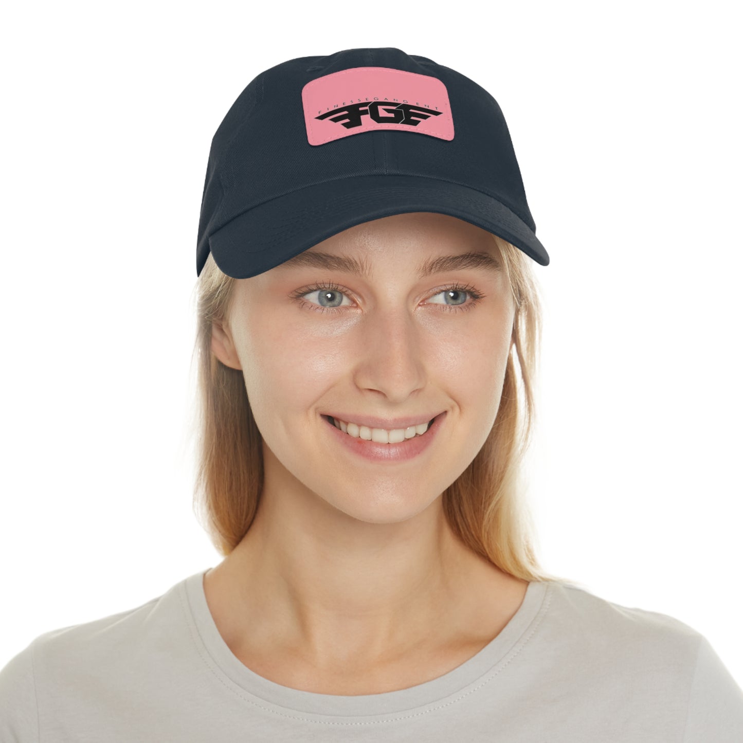 FGE Custom Leather Patch Dad Hat, Casual Cap, Stylish Dad Hat, Outdoor Hat, Perfect Gift for Dads, Father's Day Gift, Adjustable Cap