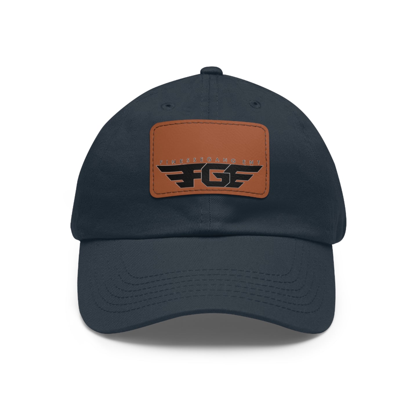 FGE Custom Leather Patch Dad Hat, Casual Cap, Stylish Dad Hat, Outdoor Hat, Perfect Gift for Dads, Father's Day Gift, Adjustable Cap