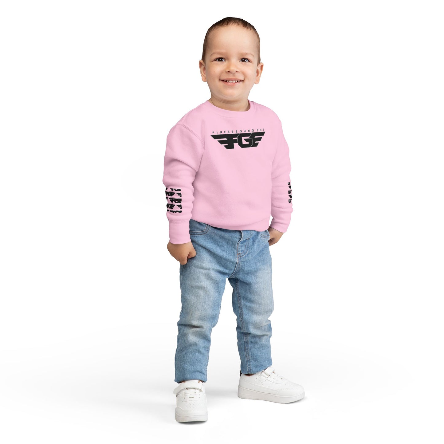 Stylish FGE Toddler Sweatshirt, Cool Kids Apparel, Graphic Toddler Top, Trendy Childrens Clothing, Birthday Gift for Kids, Casual Toddler Wear