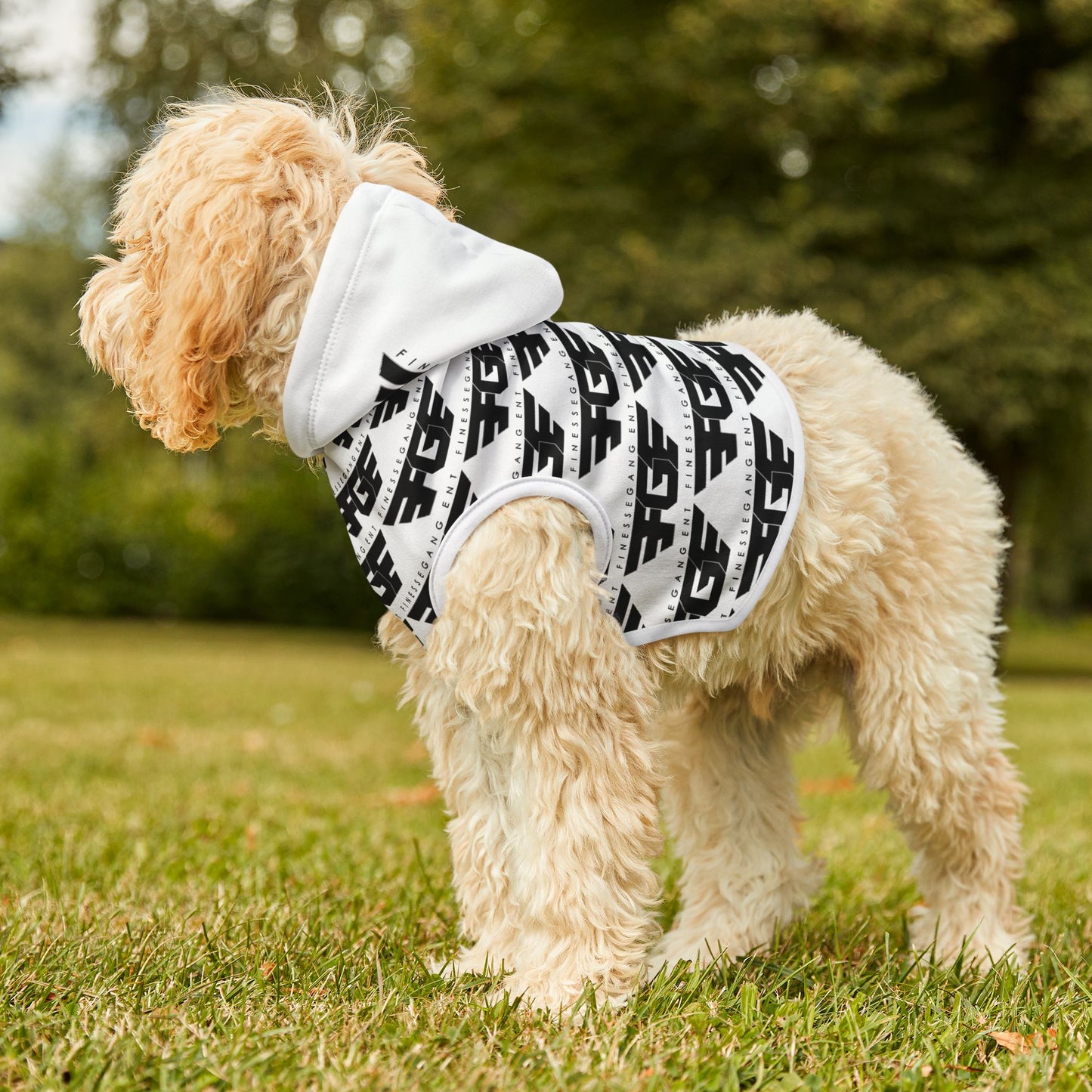 Stylish FGE Pet Hoodie for Fashionable Pets, Cozy Dog Sweater, Cute Cat Hoodie, Pet Apparel, Trendy Pet Clothing, Gifts for Pet Lovers