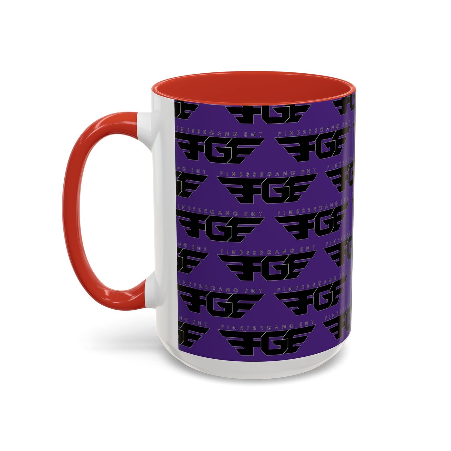Funky Purple Accent Coffee Mug - Unique Gift for Coffee Lovers, Stylish Home Decor, Office Essential, Birthday Present, Empowering Vibes