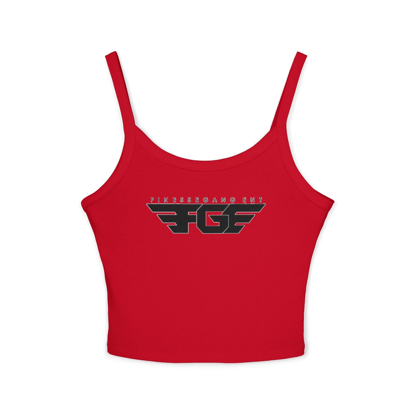 FGE Stylish Women's Spaghetti Strap Tank Top - Finessegagent Graphic Design