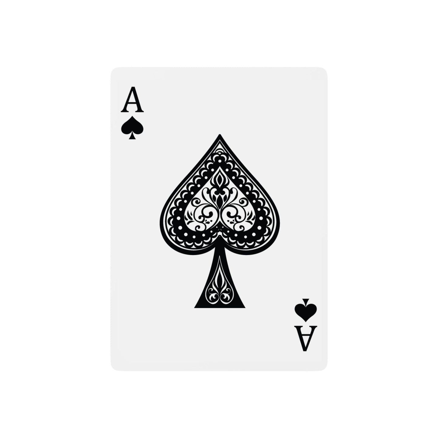 ALL BLACK FGE Poker Playing Cards