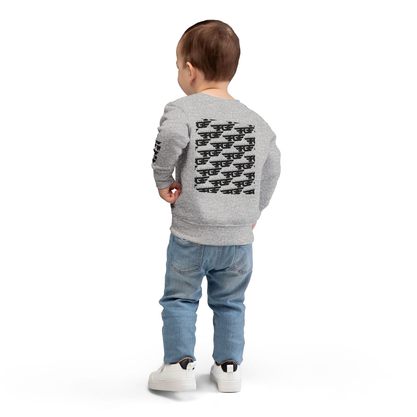Stylish FGE Toddler Sweatshirt, Cool Kids Apparel, Graphic Toddler Top, Trendy Childrens Clothing, Birthday Gift for Kids, Casual Toddler Wear