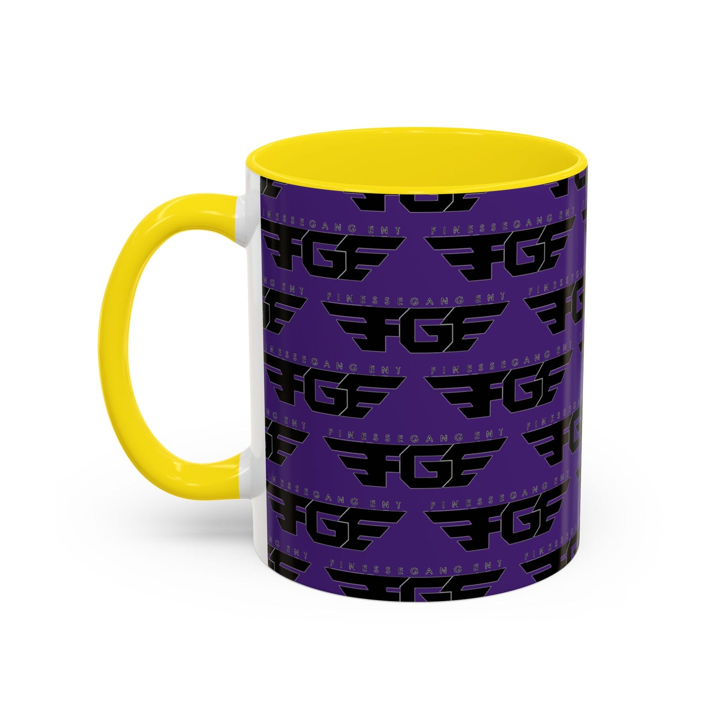 Funky Purple Accent Coffee Mug - Unique Gift for Coffee Lovers, Stylish Home Decor, Office Essential, Birthday Present, Empowering Vibes