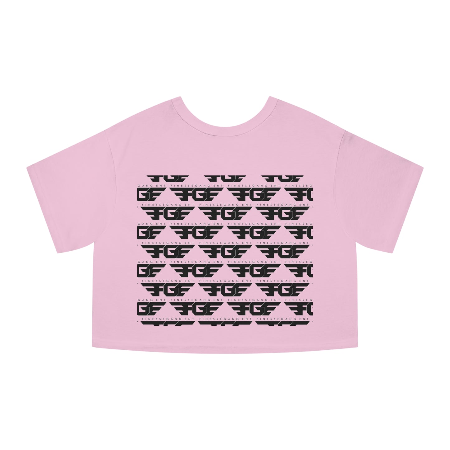 Champion FGE Women's Cropped T-Shirt - Finesse Gang Ent Graphic Tee, Casual Wear, Street Style, Trendy Apparel, Gift for Her