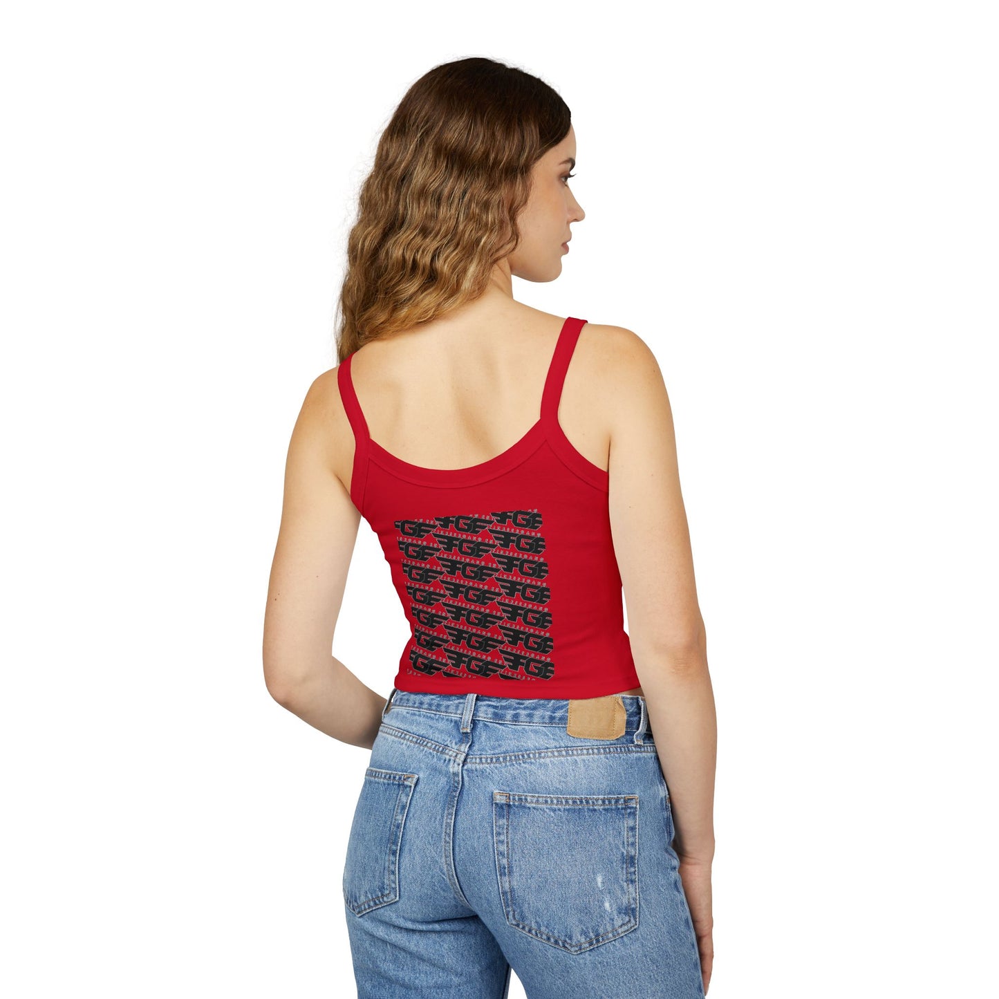 FGE Stylish Women's Spaghetti Strap Tank Top - Finessegagent Graphic Design