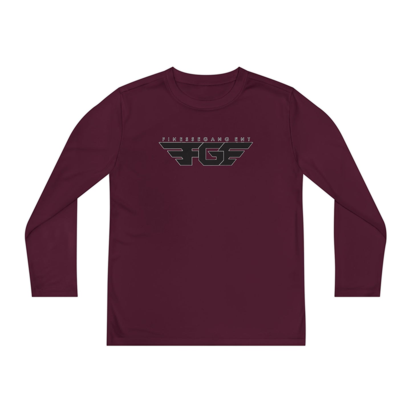 Youth FGE Long Sleeve Active Tee - Sportswear for Kids, Comfortable Athletic Shirt, Stylish Youth Tee for Team Events, Gift for Active Kids