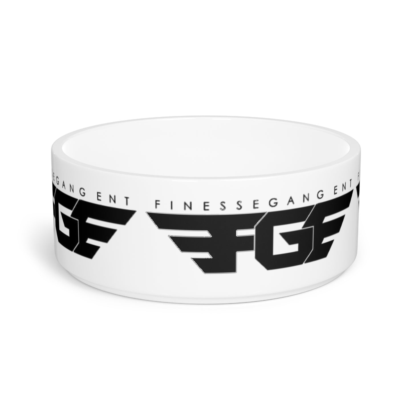 Stylish Pet Bowl for Trendy Pets | Dog Bowl, Cat Bowl, Modern Pet Dish, Unique Pet Accessory, Finesse Gang Theme