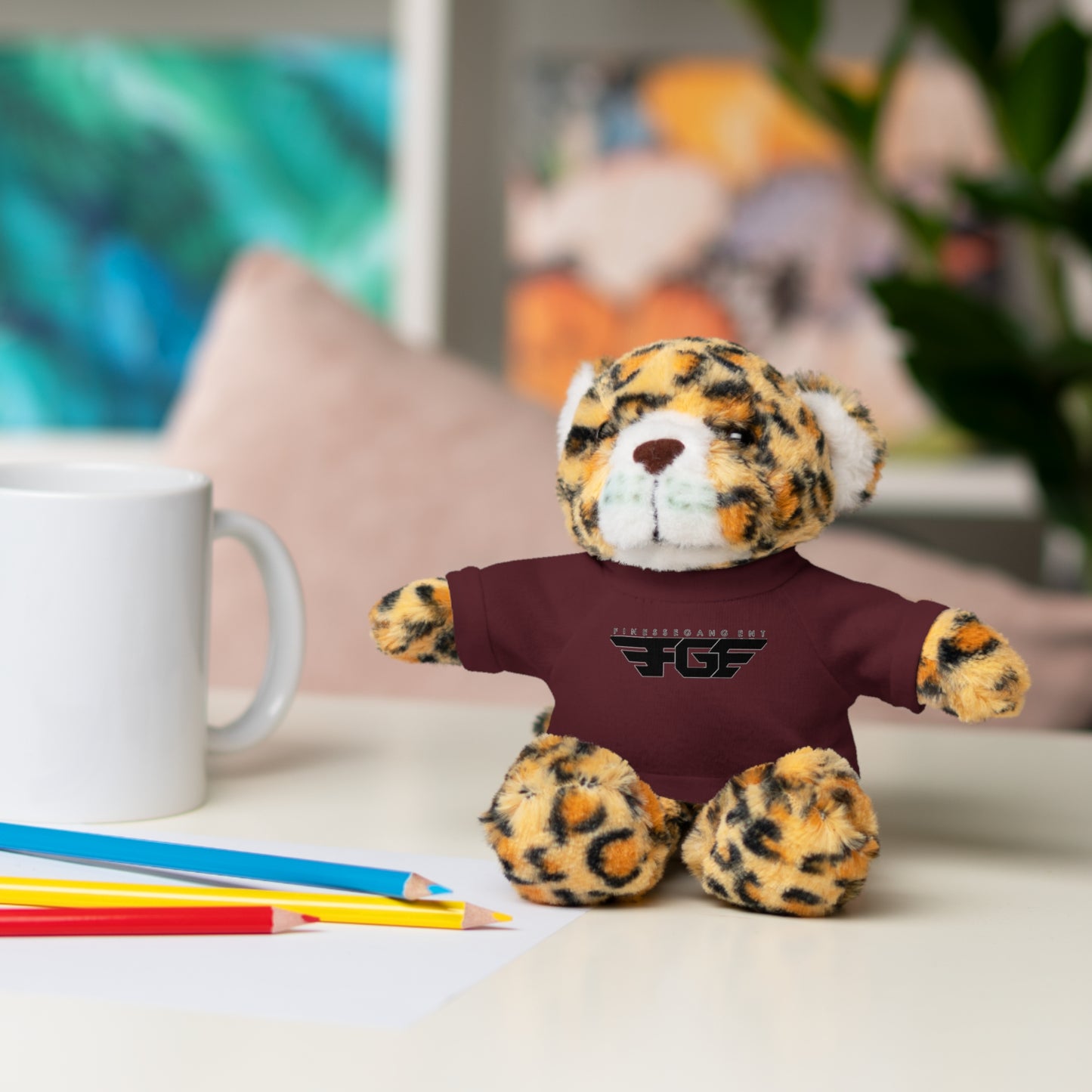 Stuffed Baby NESSY POOH Animals with FGE Tee