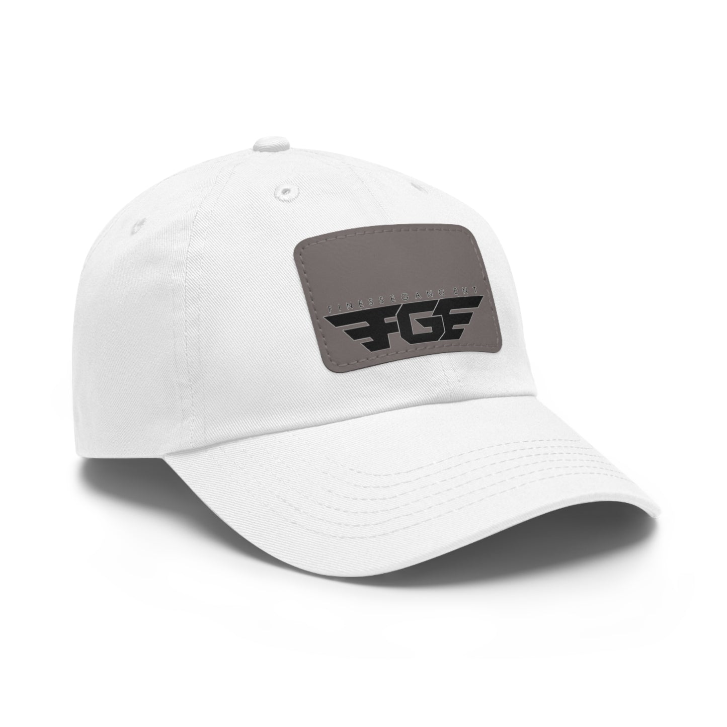 FGE Custom Leather Patch Dad Hat, Casual Cap, Stylish Dad Hat, Outdoor Hat, Perfect Gift for Dads, Father's Day Gift, Adjustable Cap