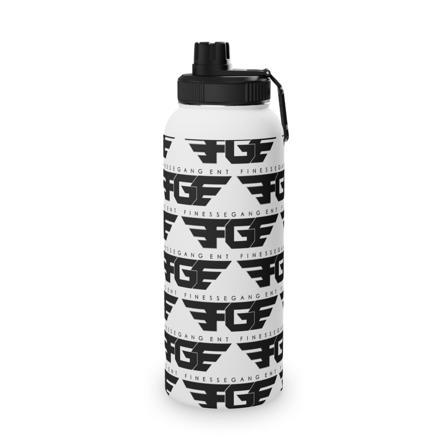 Fitness FGE Stainless Steel Water Bottle - Durable, Sleek, and Perfect for Sports, Hydration, Workout, Gym, Outdoor Activities