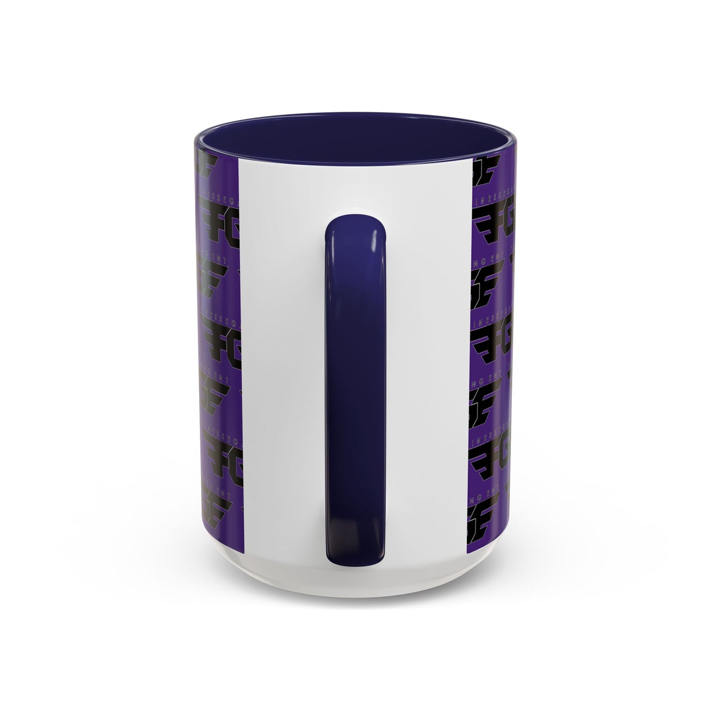 Funky Purple Accent Coffee Mug - Unique Gift for Coffee Lovers, Stylish Home Decor, Office Essential, Birthday Present, Empowering Vibes