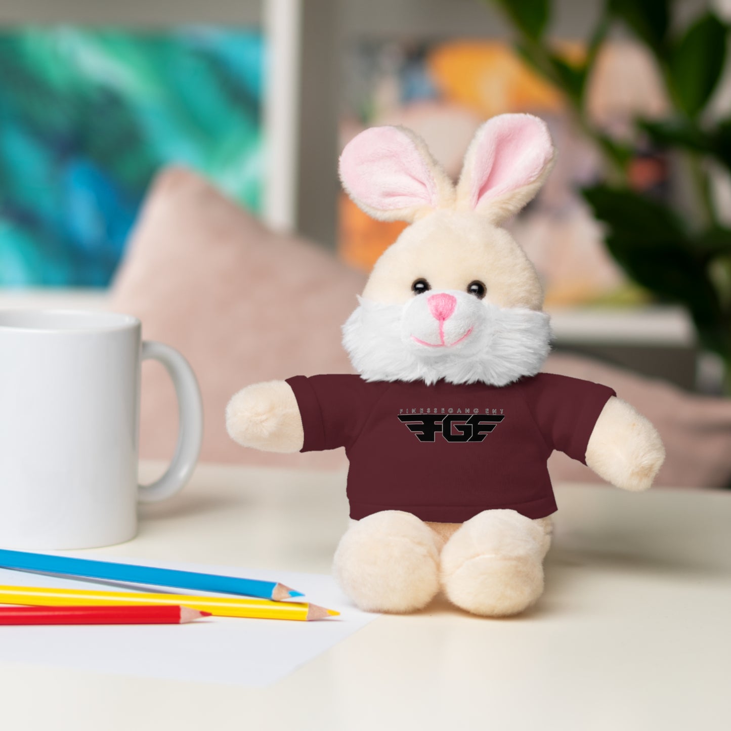 Stuffed Baby NESSY POOH Animals with FGE Tee