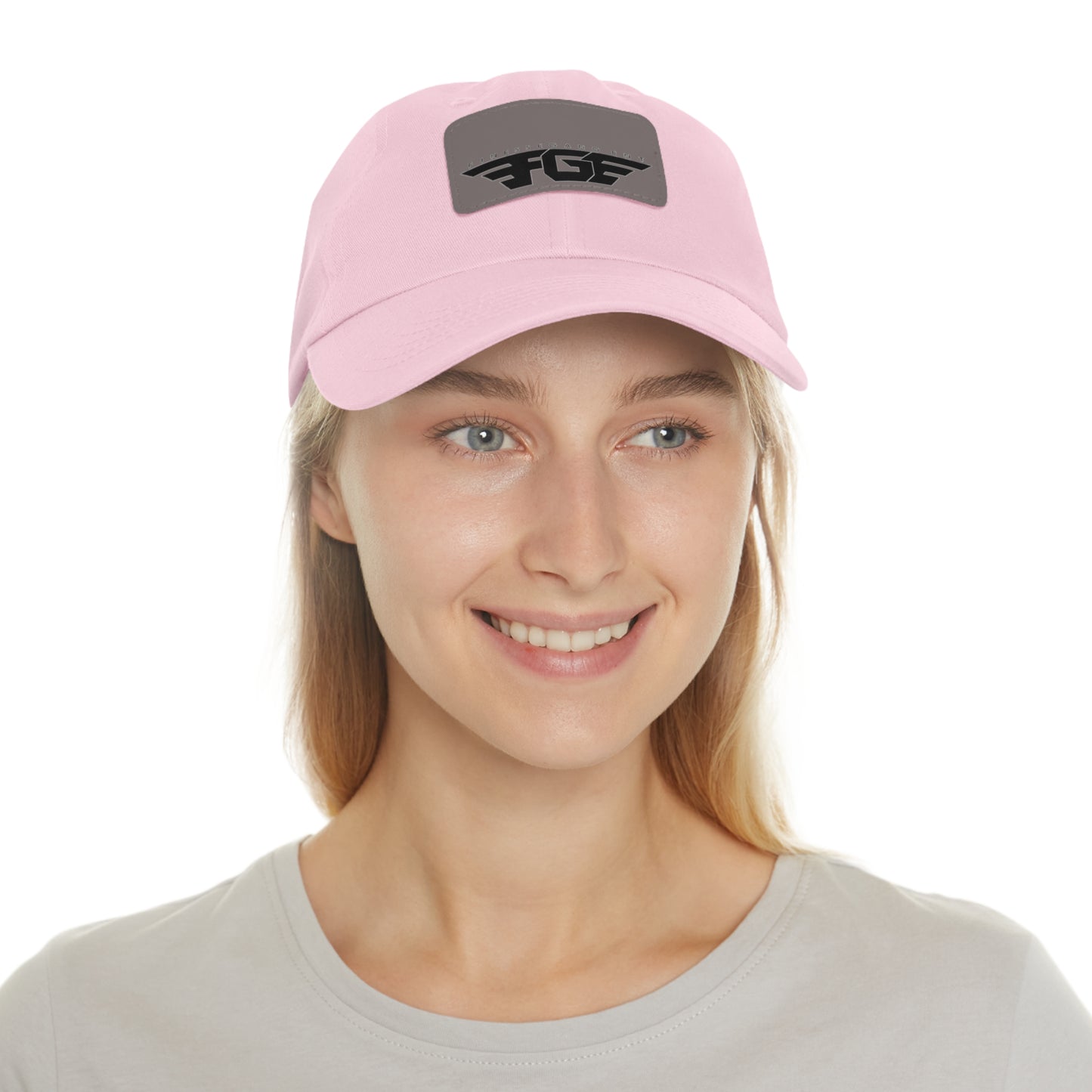 FGE Custom Leather Patch Dad Hat, Casual Cap, Stylish Dad Hat, Outdoor Hat, Perfect Gift for Dads, Father's Day Gift, Adjustable Cap