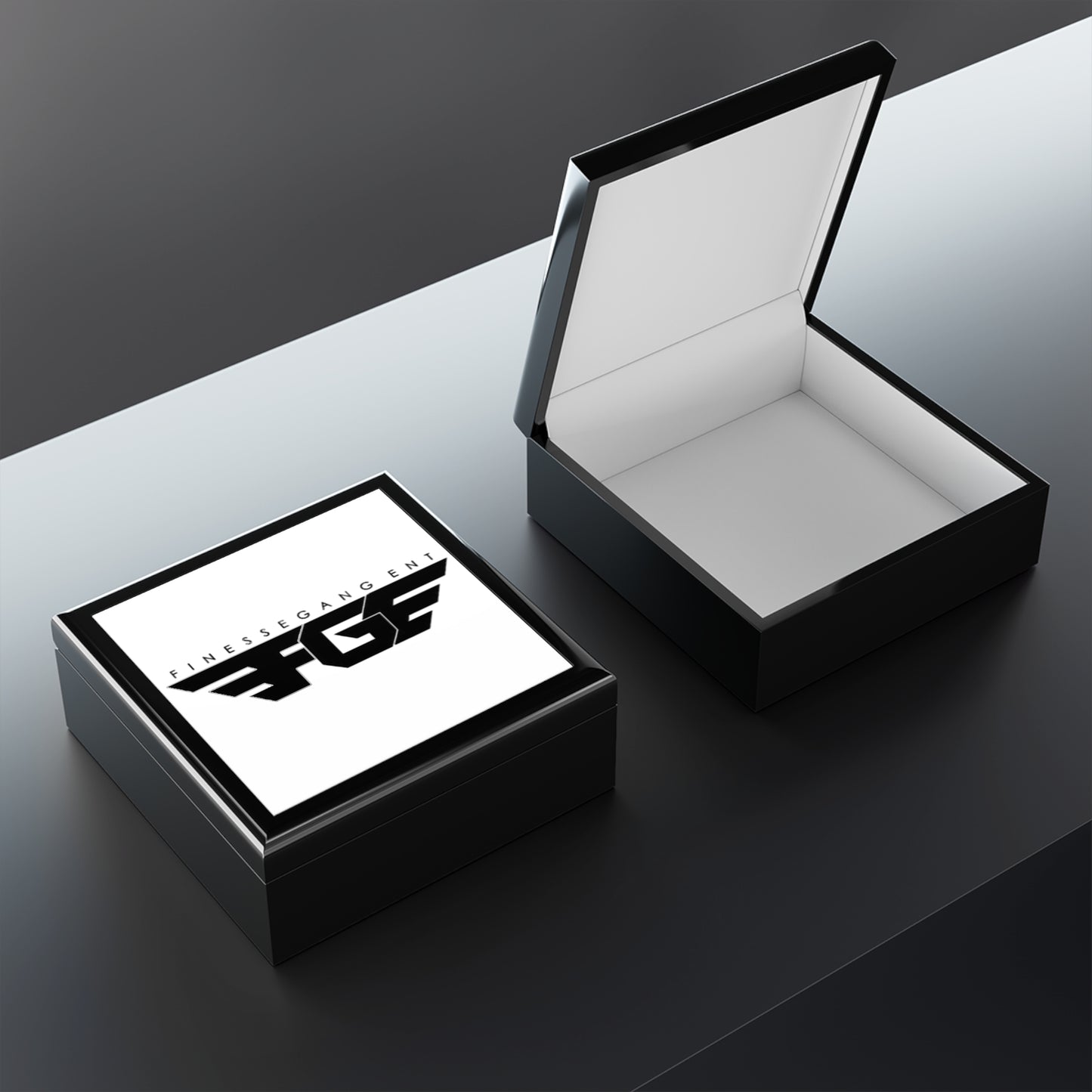 Stylish FGE Jewelry Box for Organizing Rings, Earrings & Necklaces, Perfect Gift for Her, Personalized Accessory Storage, FGE Design