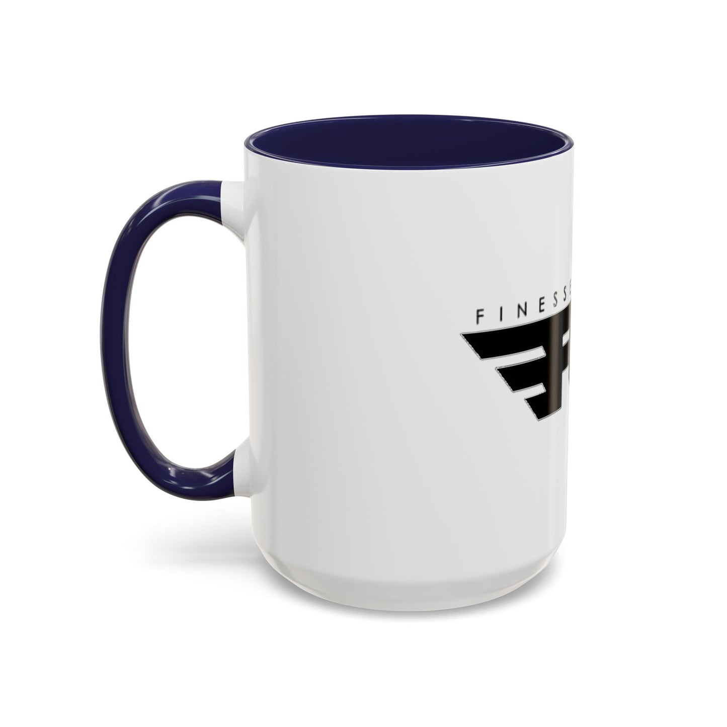 Stylish FGE Accent Coffee Mug - Finesse Gang Logo, Unique Gift, Office Decor, Personalized Mug, Coffee Lover, Custom Drinkware
